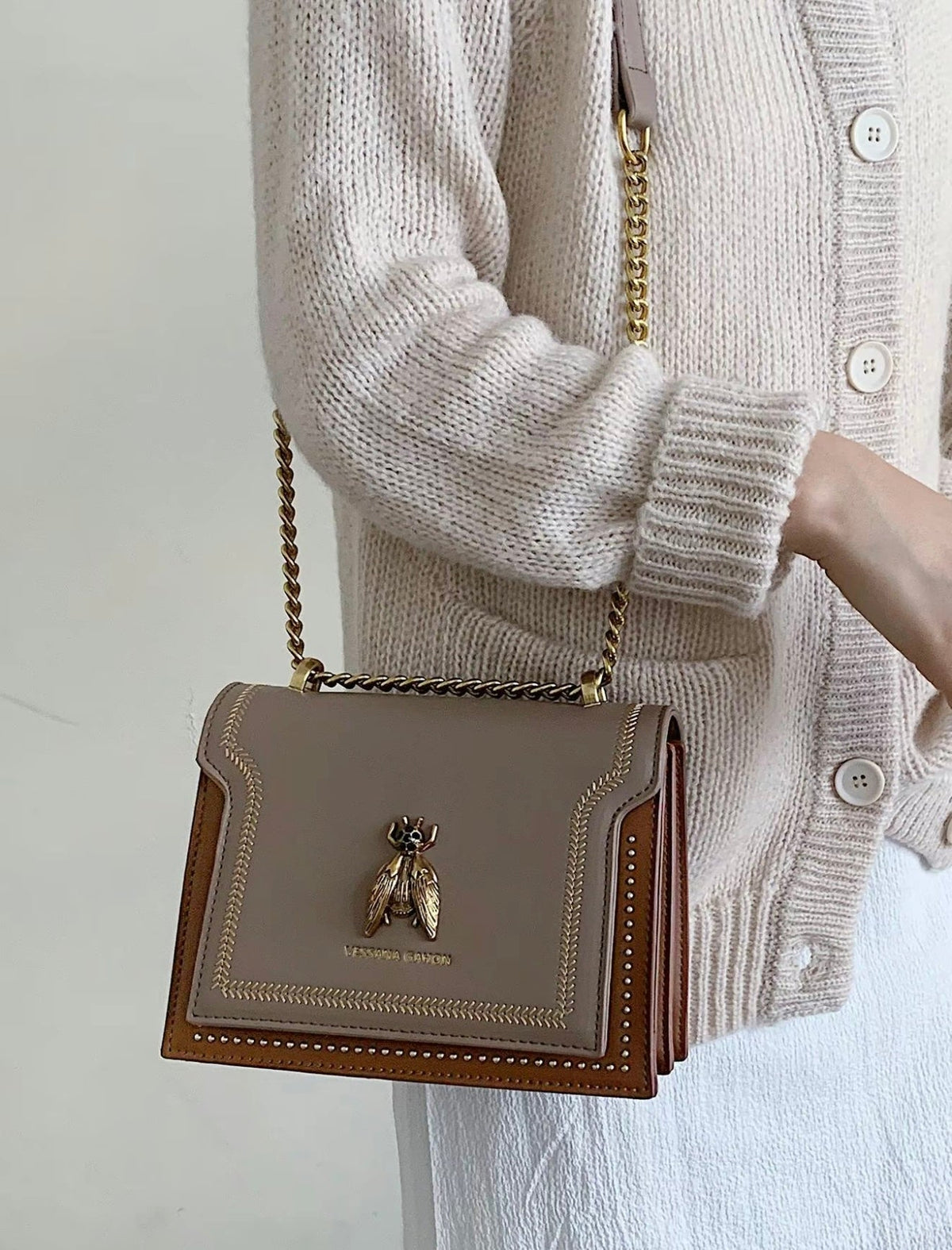 Bolso Nieves - Brillo Exclusivo