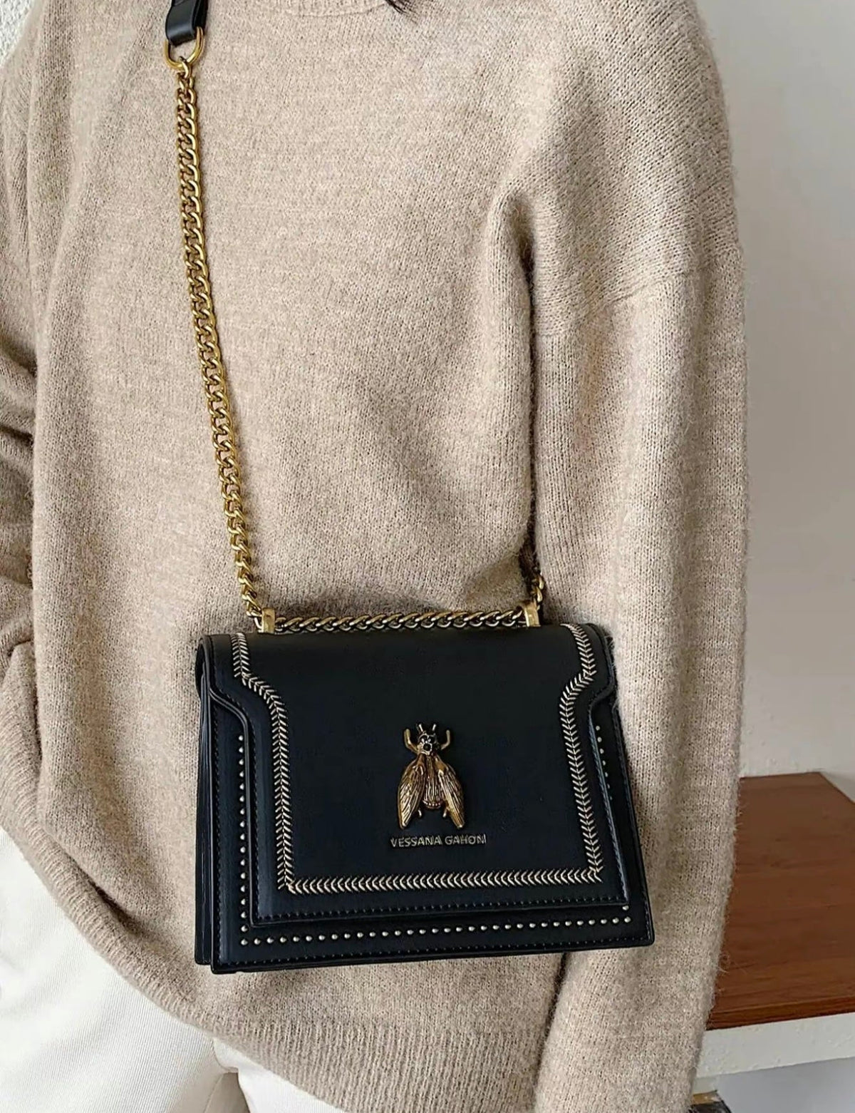 Bolso Nieves - Brillo Exclusivo