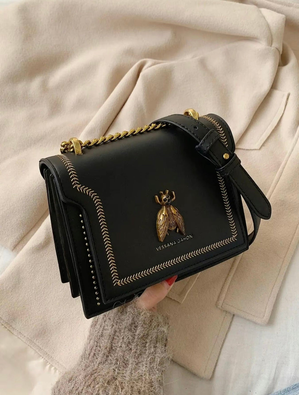 Bolso Nieves - Brillo Exclusivo