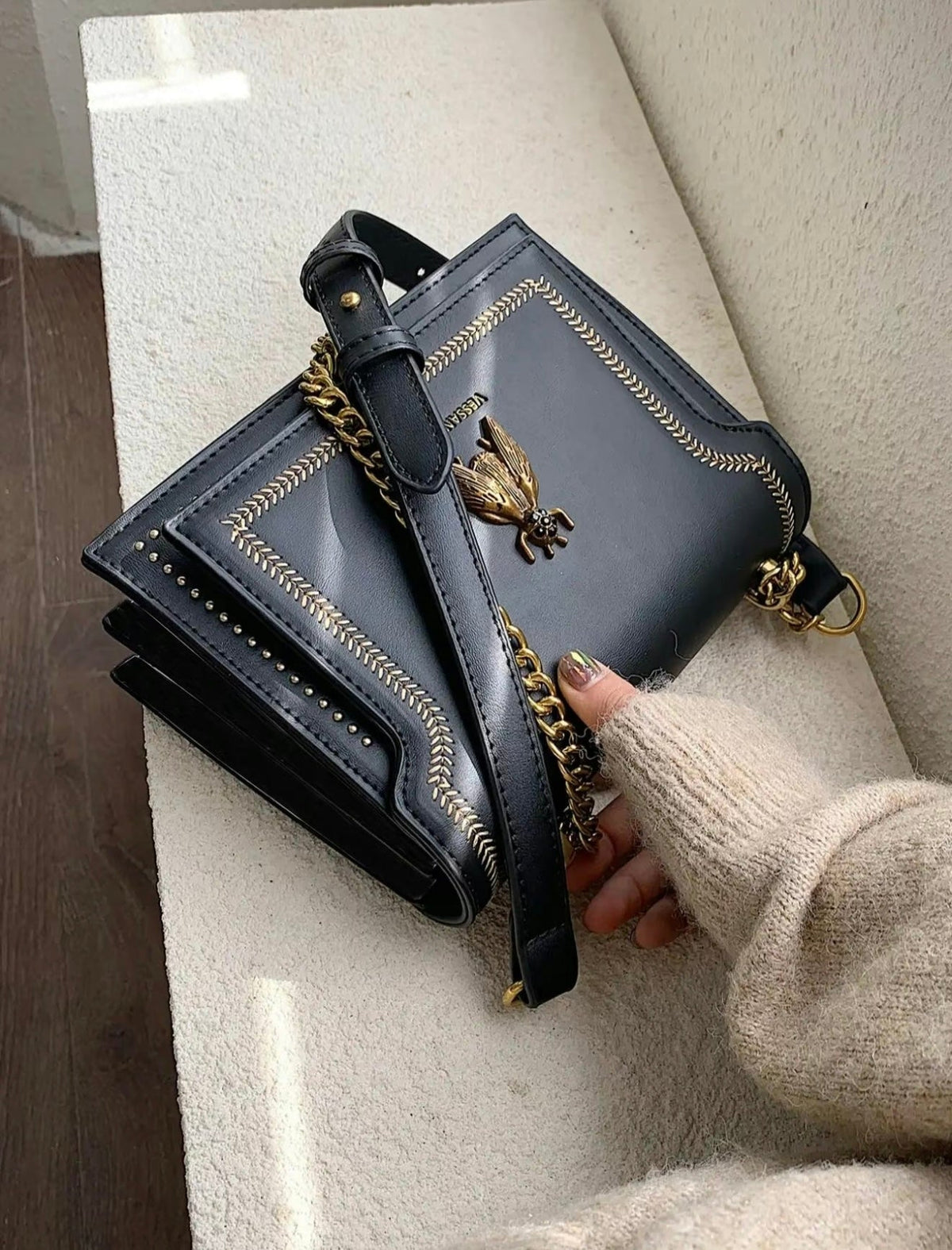Bolso Nieves - Brillo Exclusivo