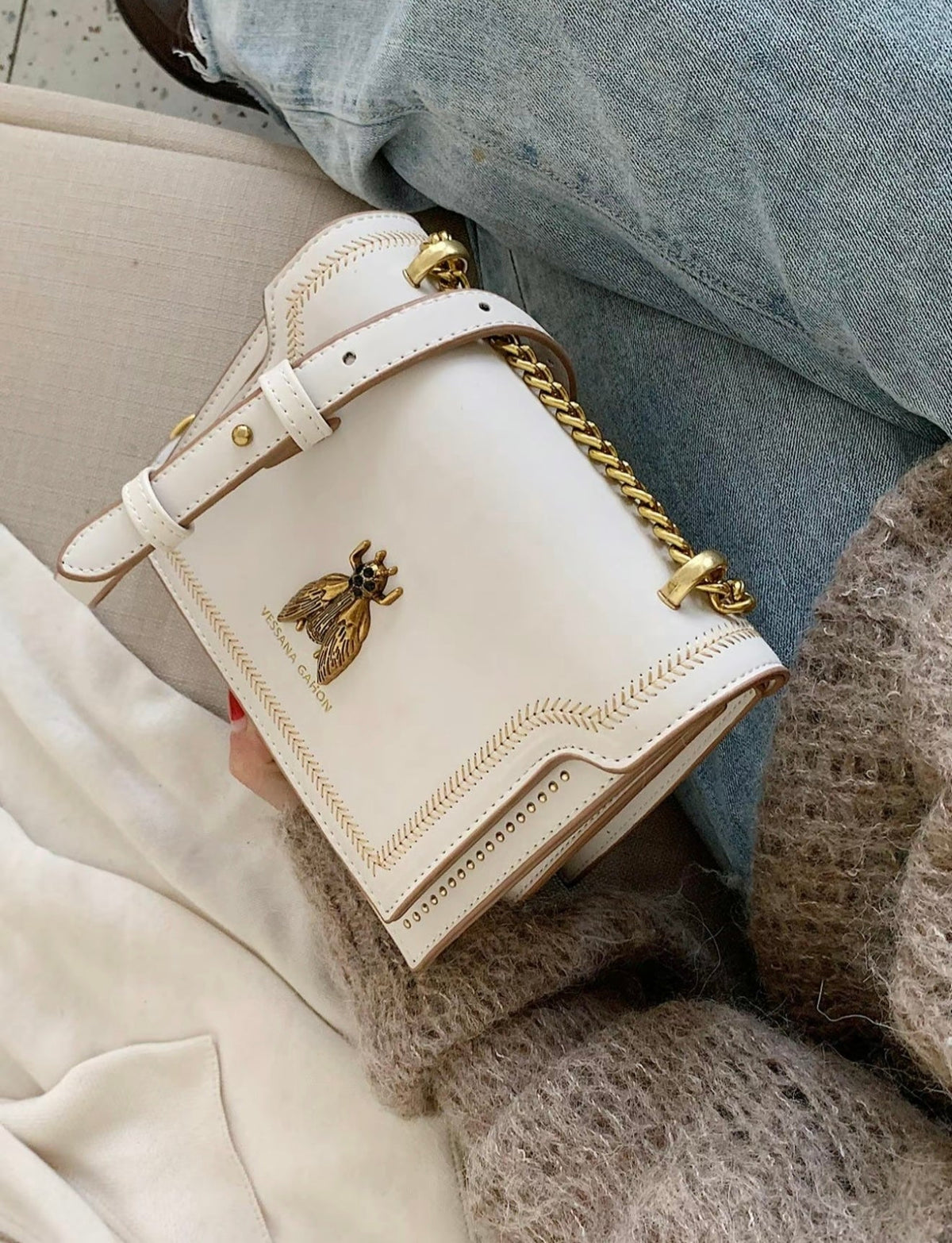 Bolso Nieves - Brillo Exclusivo