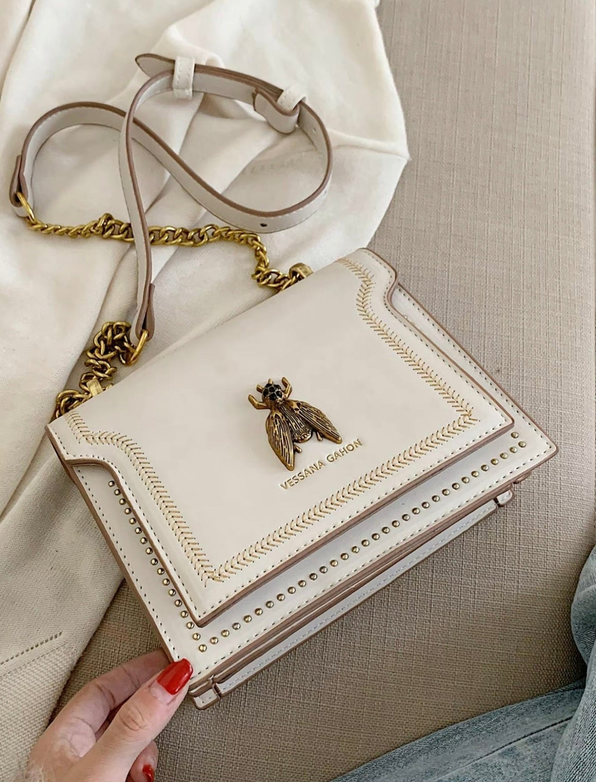 Bolso Nieves - Brillo Exclusivo