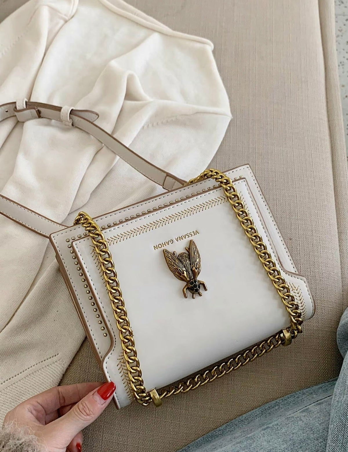Bolso Nieves - Brillo Exclusivo
