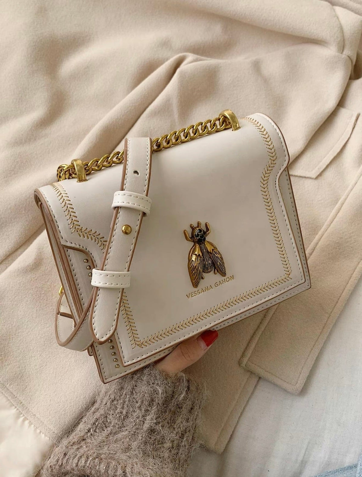 Bolso Nieves - Brillo Exclusivo