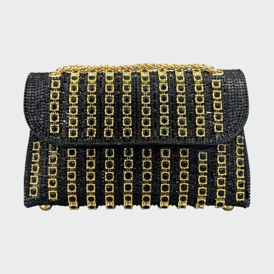 Bolso Serena - Chic Chain ColoRojo Diamond Bolso de hombro