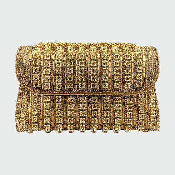 Bolso Serena - Chic Chain ColoRojo Diamond Bolso de hombro