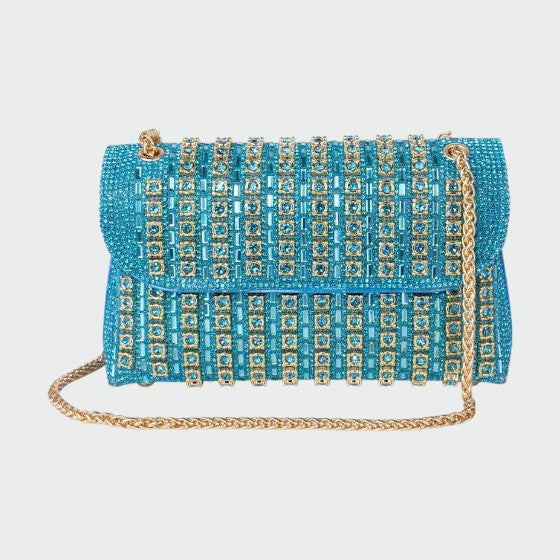 Bolso Serena - Chic Chain ColoRojo Diamond Bolso de hombro