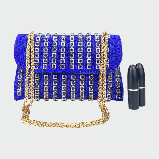 Bolso Serena - Chic Chain ColoRojo Diamond Bolso de hombro